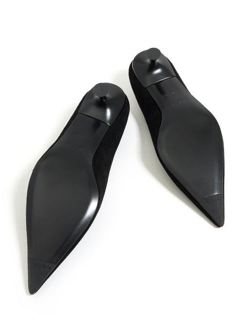 45mm suede pumps