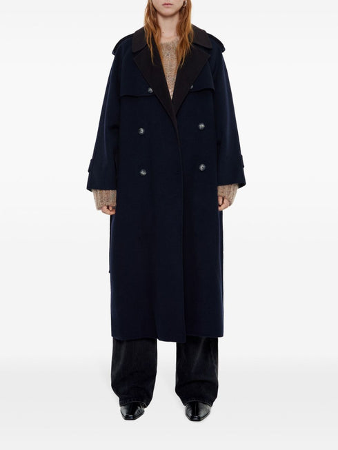 double-breasted coat