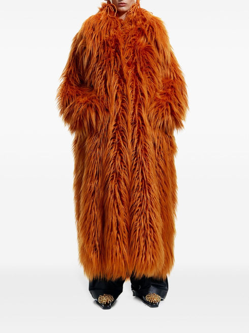 x Palomo faux-fur maxi coat