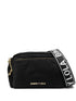 logo-embellished multi-pocket crossbody bag