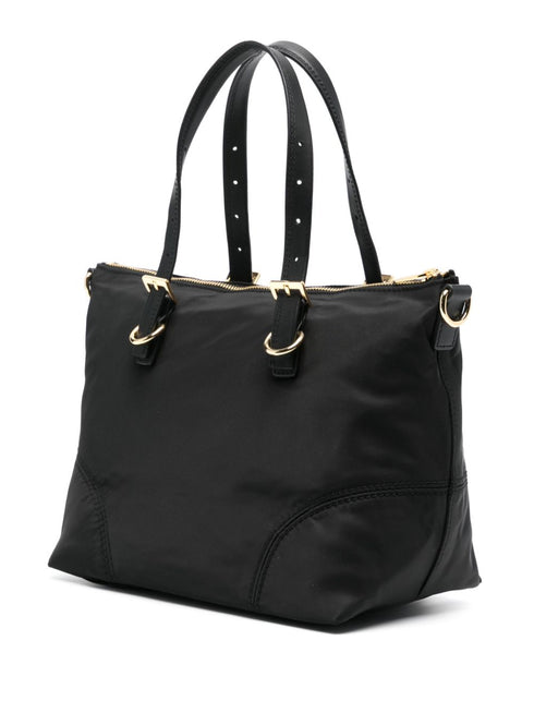 logo-lettering tote bag