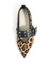 leopard-print ballerina shoes