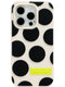 polka-dot iPhone 15 Pro case