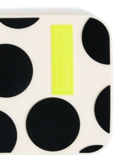 polka-dot iPhone 15 Pro case