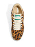 leopard-print leather sneakers