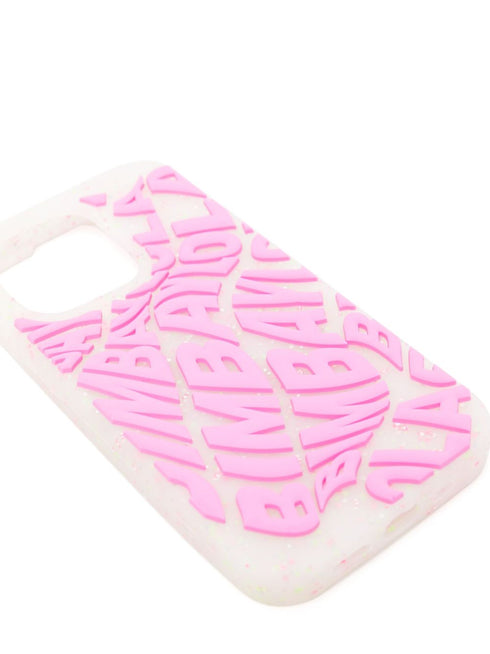 logo-embossed iPhone 14 Pro case