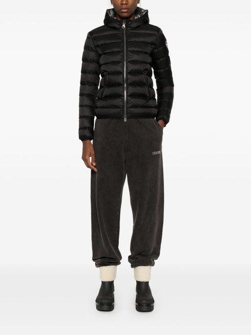 logo-appliqué puffer jacket