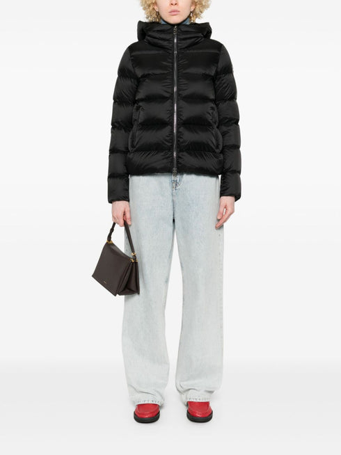 logo-patch puffer jacket