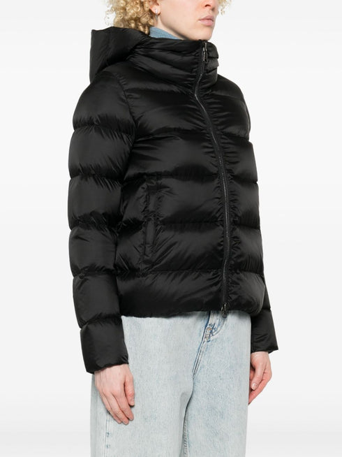 logo-patch puffer jacket