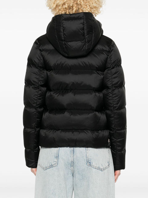 logo-patch puffer jacket