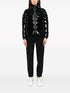 laminated-finish puffer jacket