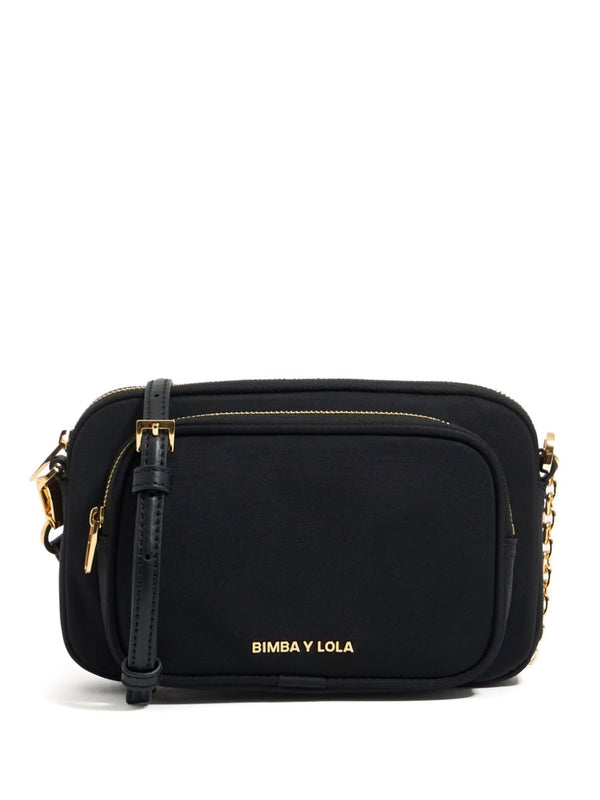 logo-lettering crossbody bag