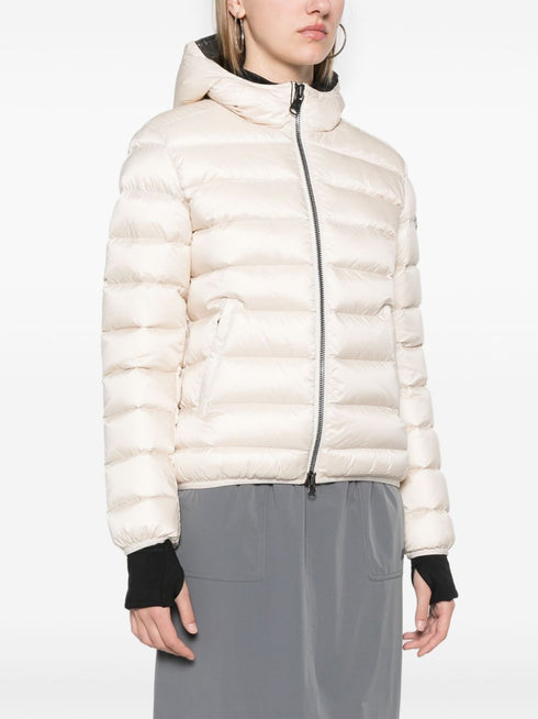 logo-appliqué puffer jacket