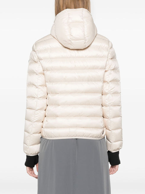 logo-appliqué puffer jacket