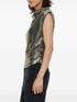 metallic ruched top
