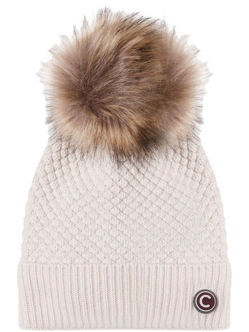 pompom beanie hat
