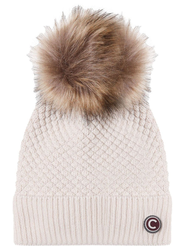 pompom beanie hat