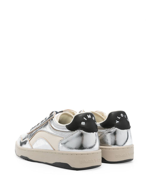 Cupsole leather sneakers