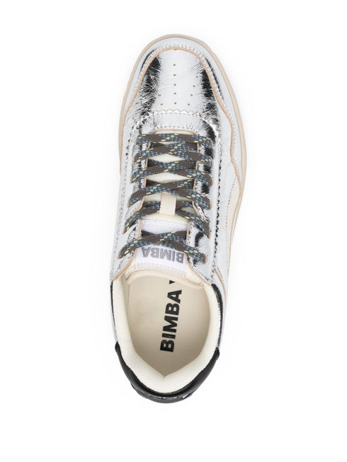 Cupsole leather sneakers