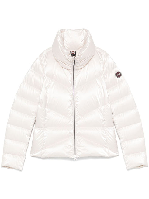laminated puffer jacket