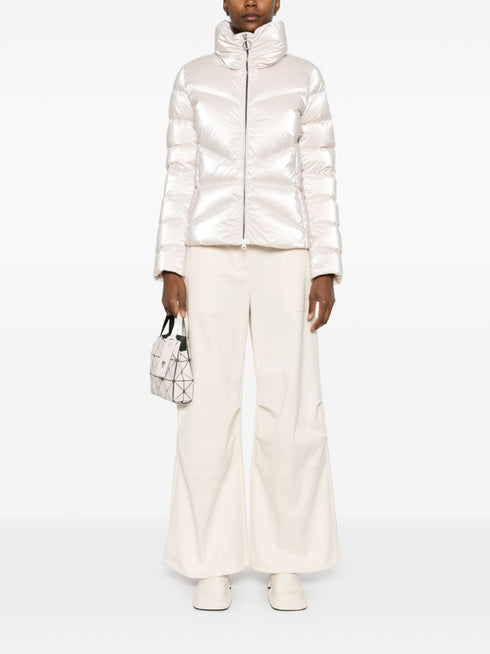 laminated puffer jacket