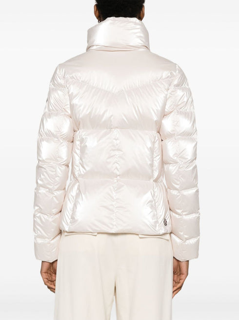 laminated puffer jacket