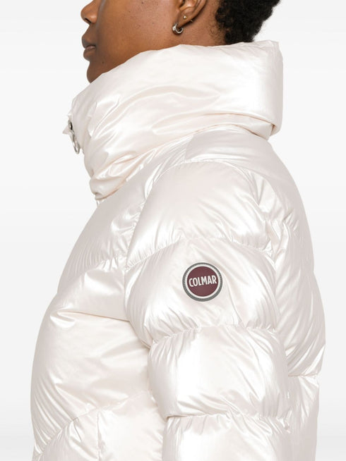 laminated puffer jacket