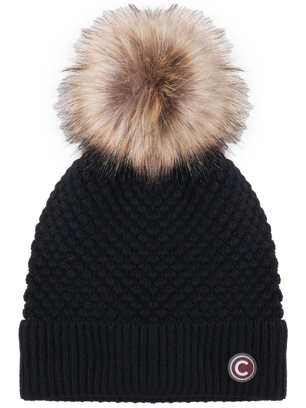 faux-fur beanie hat
