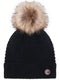 faux-fur beanie hat