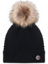 faux-fur beanie hat