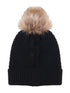 faux-fur beanie hat