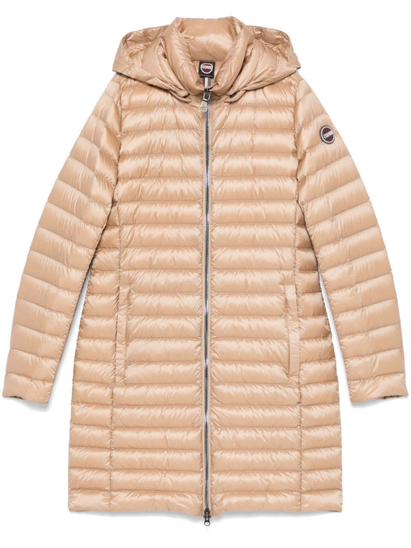 detachable-hood puffer coat