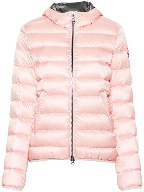 logo-appliqué puffer jacket