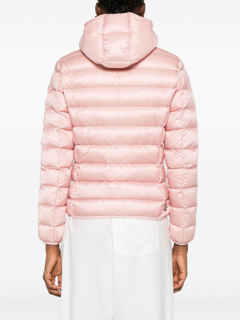 logo-appliqué puffer jacket