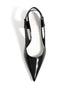 slingback leather pumps