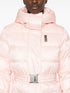 belted ski jacket