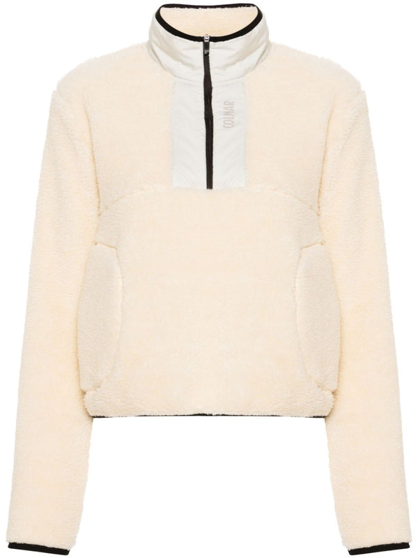 teddy-effect thermal sweatshirt