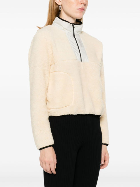 teddy-effect thermal sweatshirt