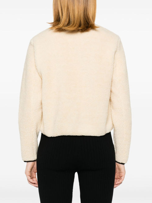 teddy-effect thermal sweatshirt