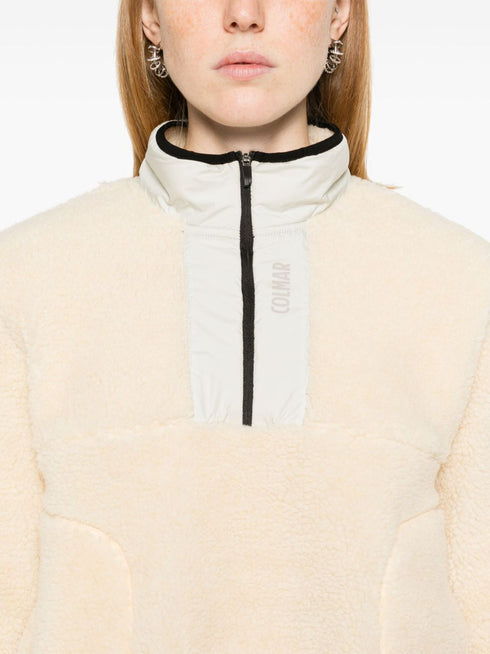 teddy-effect thermal sweatshirt