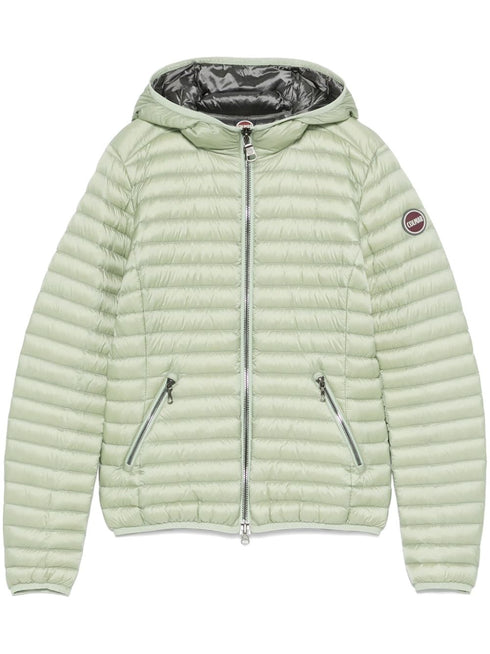 hooded puffer jacket