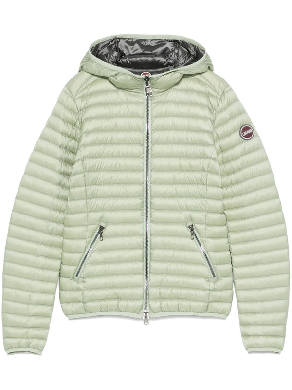 hooded puffer jacket