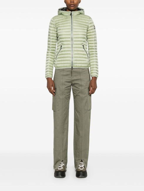 hooded puffer jacket