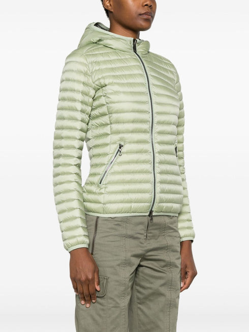 hooded puffer jacket