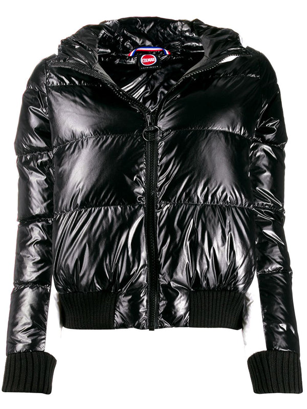 two tone puffier jacket