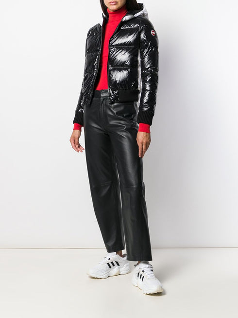 two tone puffier jacket