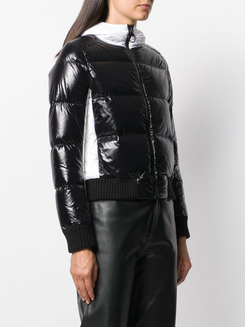 two tone puffier jacket