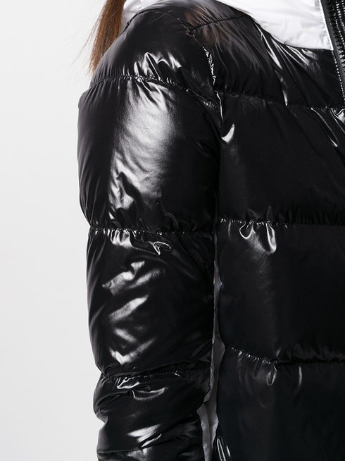 two tone puffier jacket