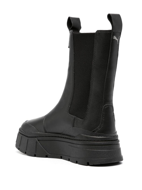 Buty Chelsea Mayze Stack 50mm ze skóry