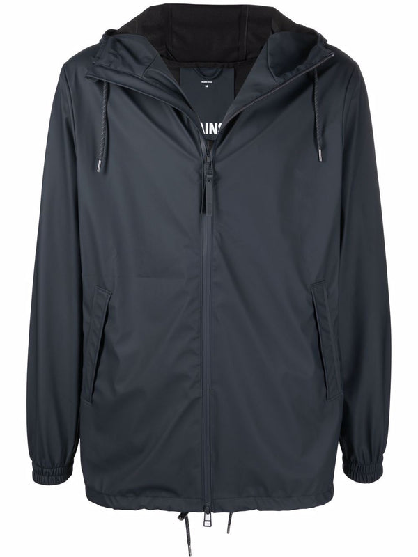 drawstring hooded jacket